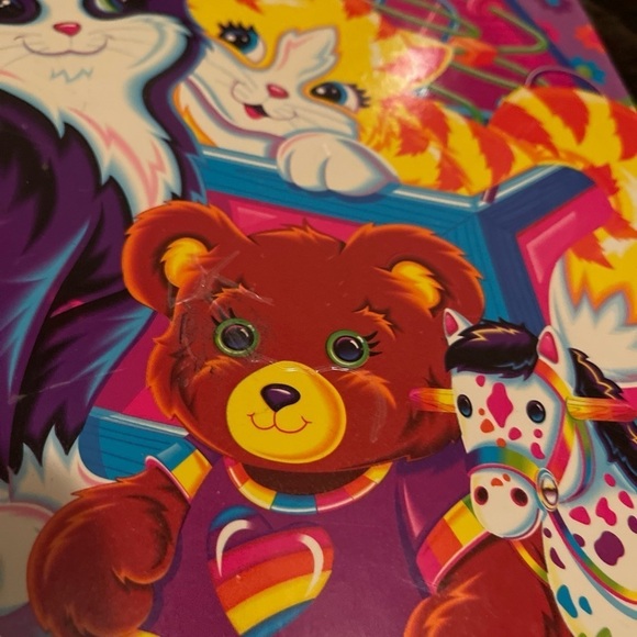 Lisa Frank My Memory Book 3 Ring Binder Cats Teddy Bear Pony - Read And See - Picture 3 of 16